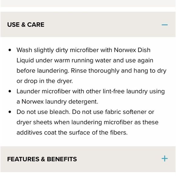 Norwex Counter Cloths Set of 2 Large Teal/Slate Limited Edition NWT - Picture 4 of 8